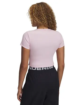 UNDER ARMOUR | T-shirt Femme UA Rival Rib Baby | rosa